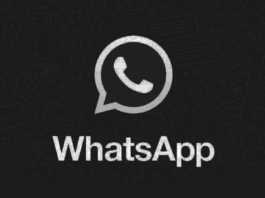 WhatsApp web dark mode