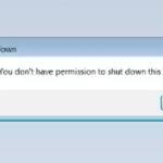 Windows 7 won't shut down
