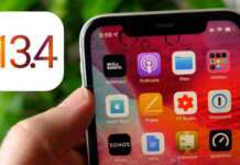 iOS 13.4 iCloud-kansion jakaminen