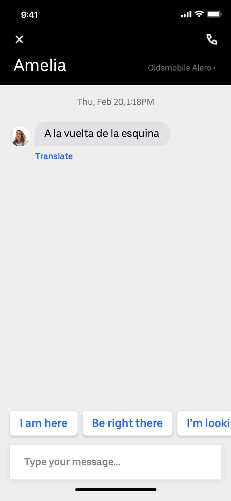 uber translation conversations