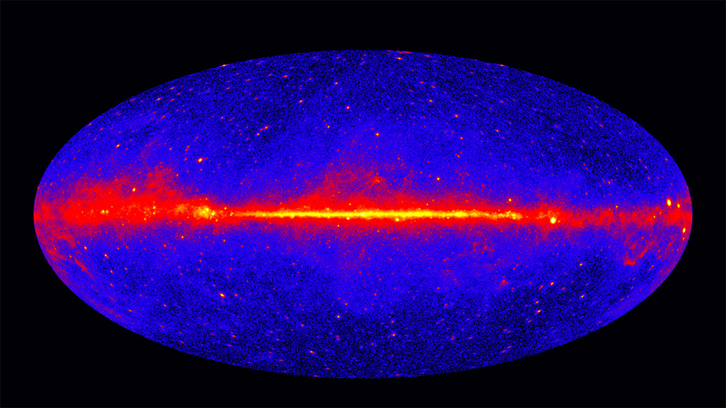 Vintergatans galaxens diameter