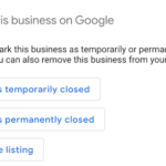 Google Maps closed business Coronavirus