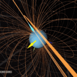 Planeta Uranus atmosfera camp magnetic