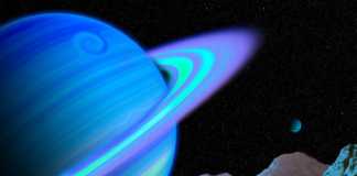 Planeta Uranus gaz