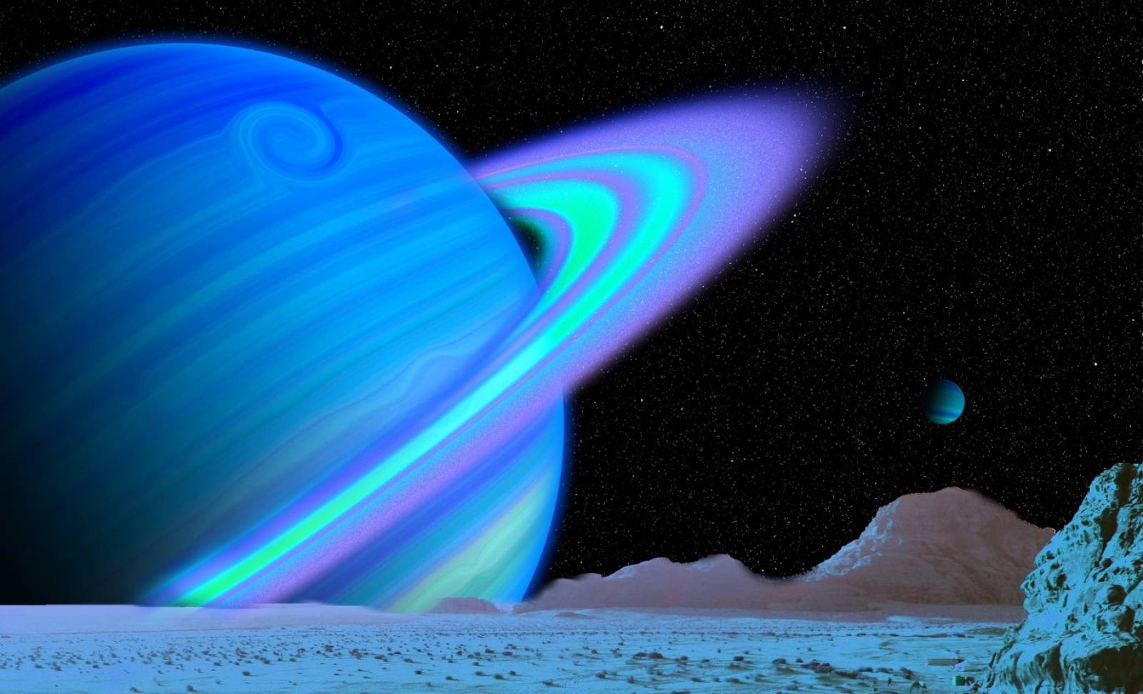 Planeta Uranus gaz