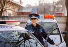 Politia Romana mesaj autostrada