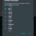 WhatsApp supprime les messages