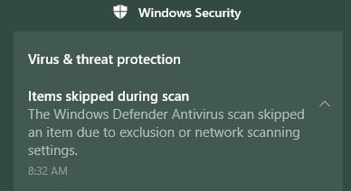 Windows 10 blocaje defender