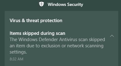 Windows 10 block defender