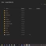 Windows 10X file explorer nou dark mode