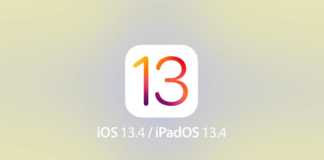 iOS 13.4 bêta 4 publique bêta 4
