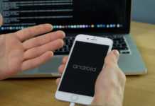 instalare android iphone