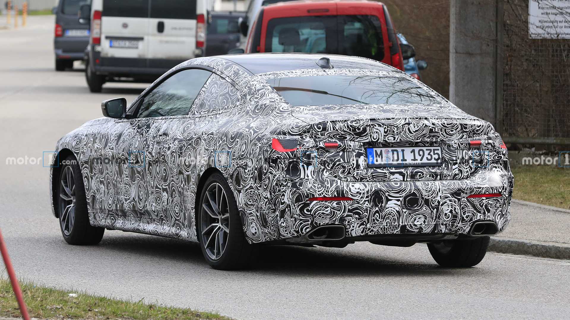 Images espion du coupé BMW Série 4