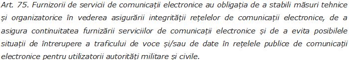 DIGI Orange Telekom Vodafone decret obligatie