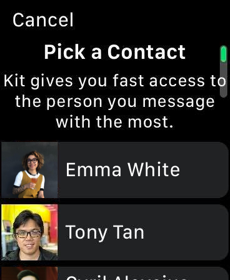 Facebook-kit Apple Watch