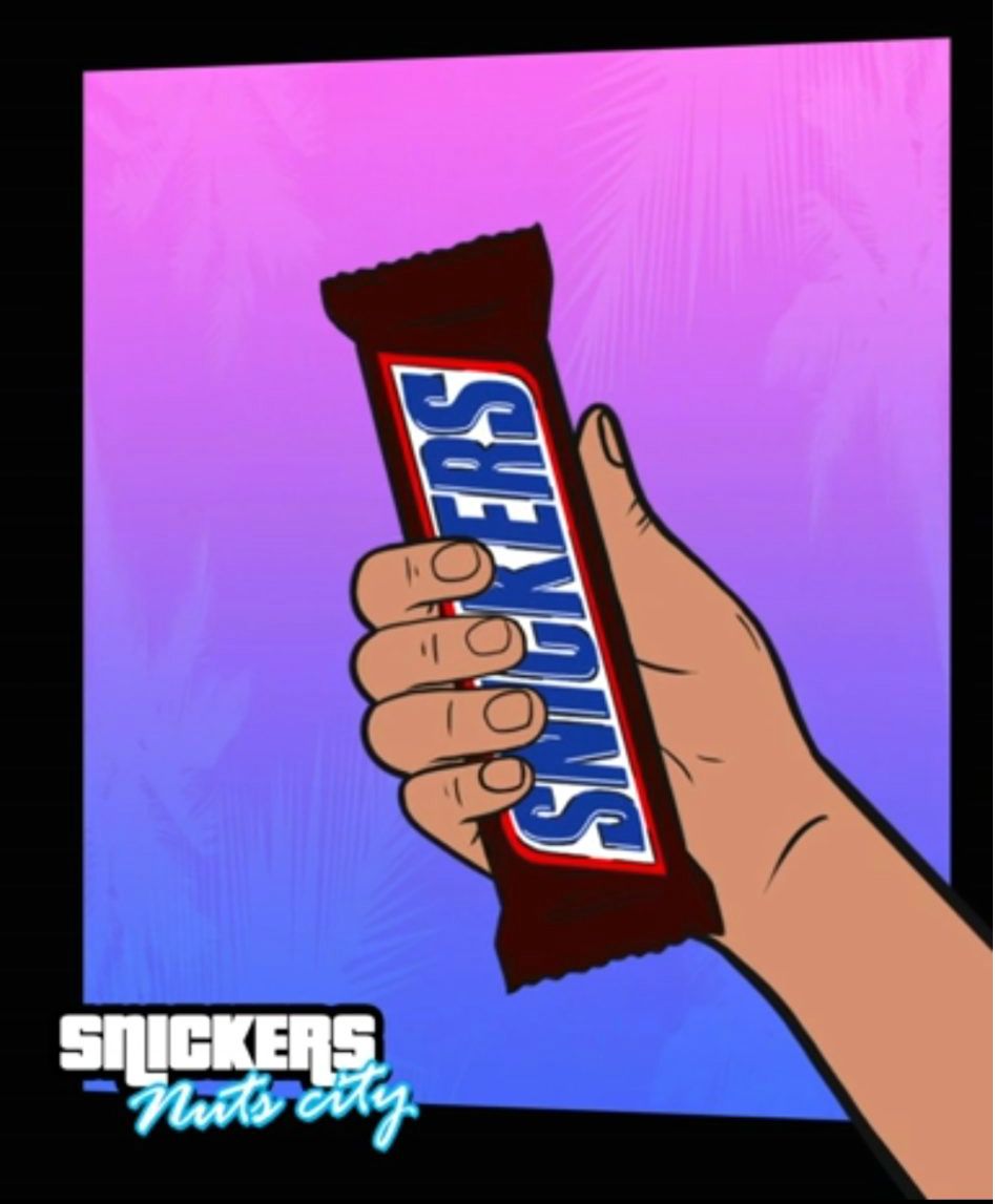 GTA 6 snickers mainos
