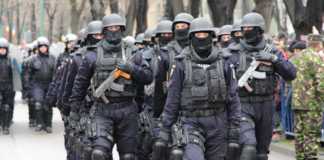 Drugsquarantaine van de Roemeense gendarmerie