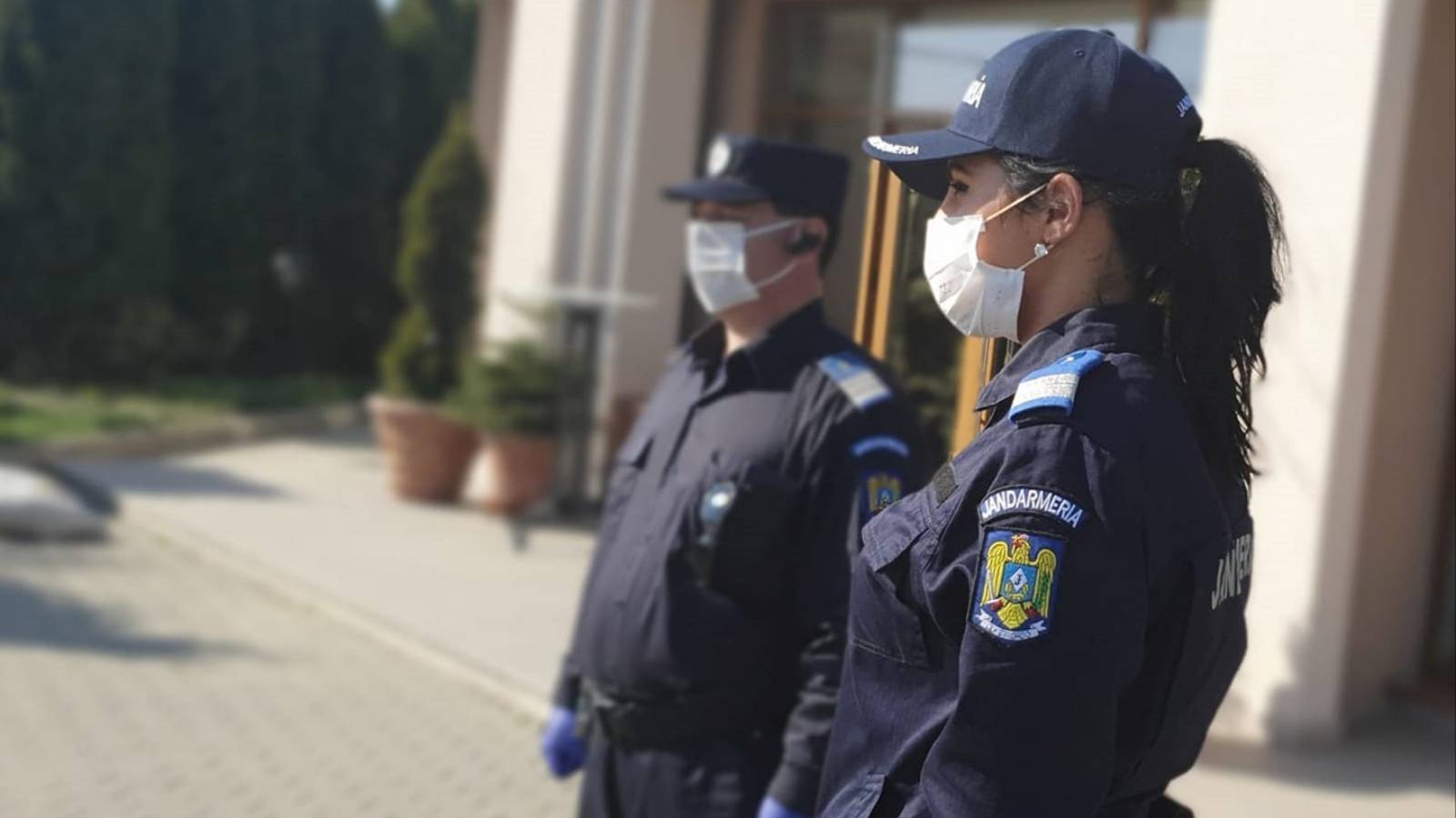 Rumänska gendarmeriet stölder Coronaviruset