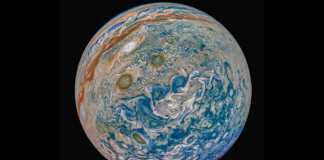 Planet Jupiter tåge