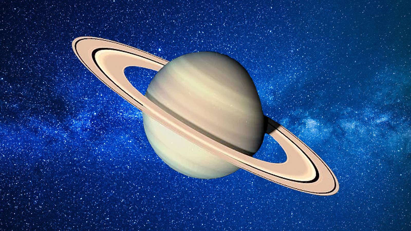 Planet Saturn molekyler