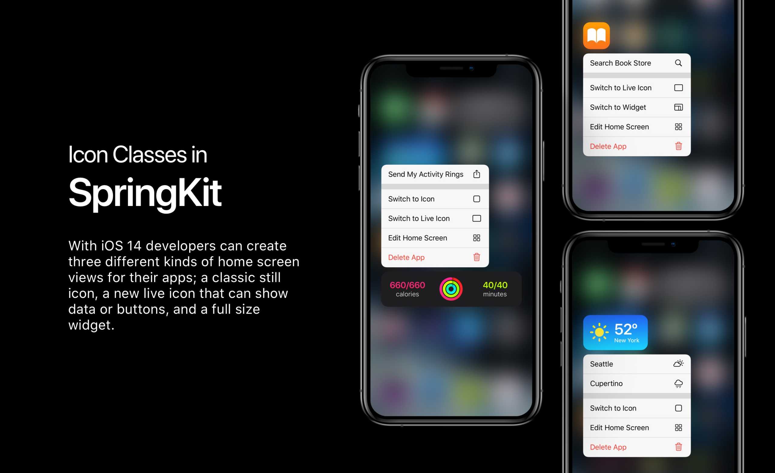 iOS 14 concept widgets