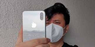L'iPhone fabrique un masque d'identification