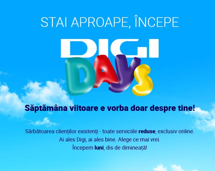 DIGI Roemenië dagen kortingen