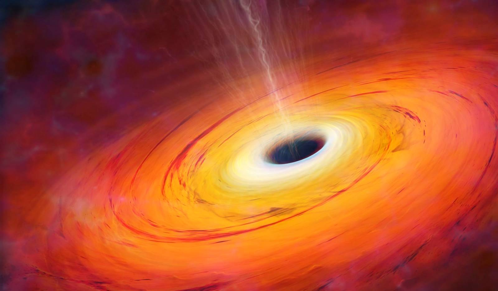 The black hole ejects