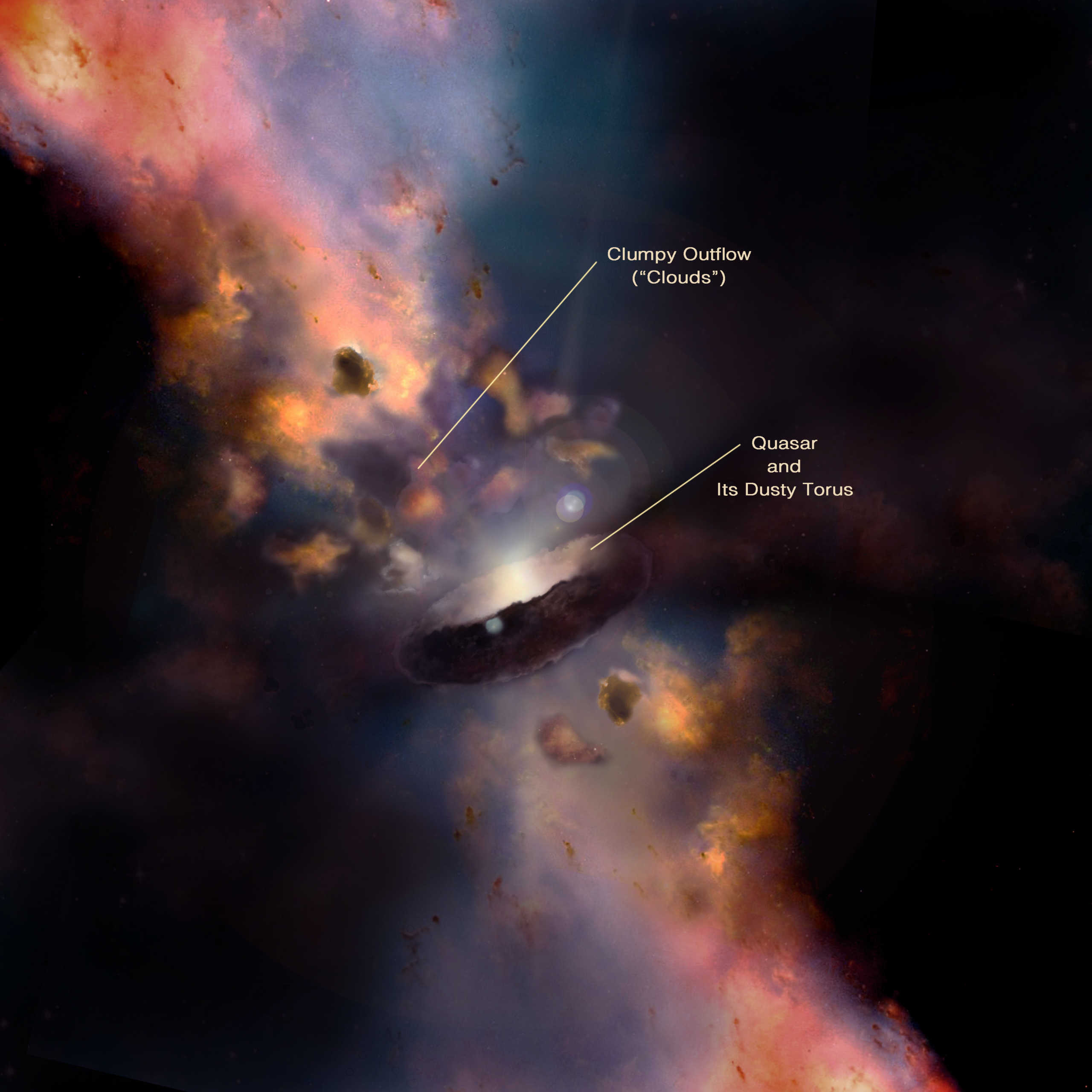 Das Schwarze Loch Nori NASA