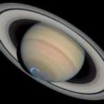 Planeta Saturn aurore