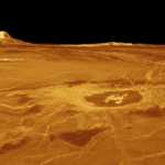 Planet Venus volcano volcano gula mons