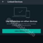 WhatsApp tilsluttede enheder