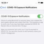 iOS 13.5 Coronavirus monitorizare