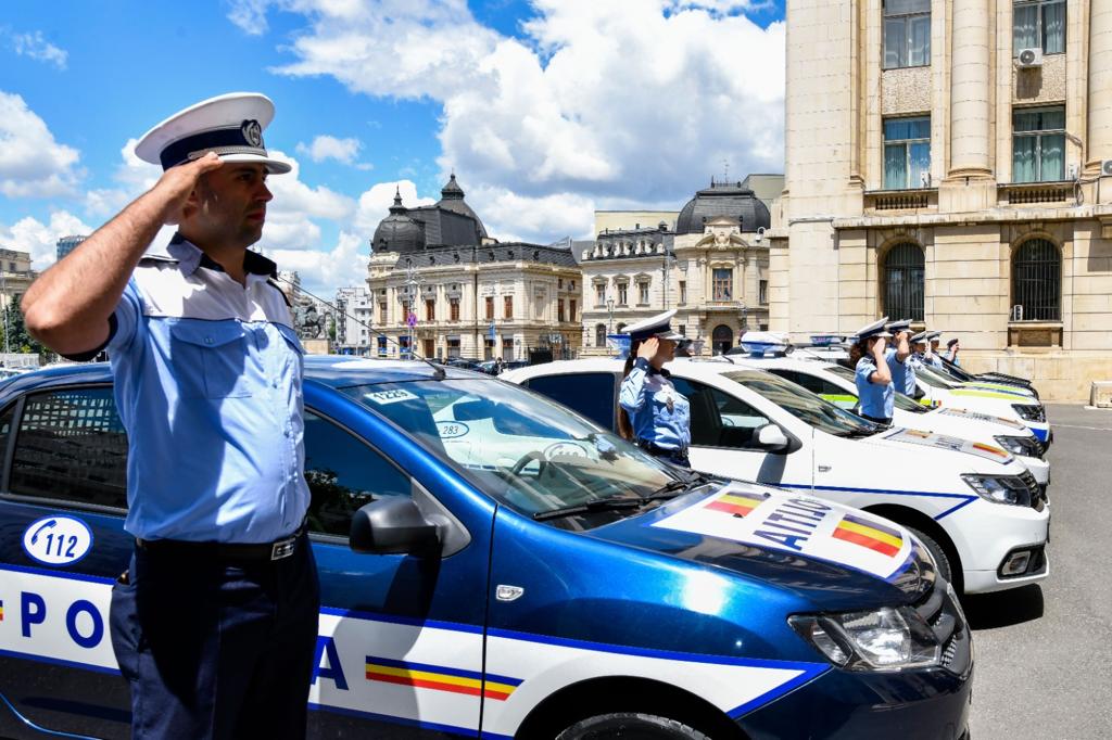 DACIA Logan politia romana