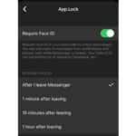 Facebook Messenger-beveiliging Face ID iPhone
