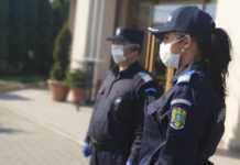 Roemeense Gendarmerie op Pinkstervakantie