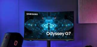 Samsung Monitor gebogen Gaming Odyssey G7