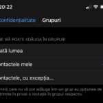 WhatsApp controlare adaugare grupuri