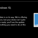 Mise à jour suspendue de Windows 10
