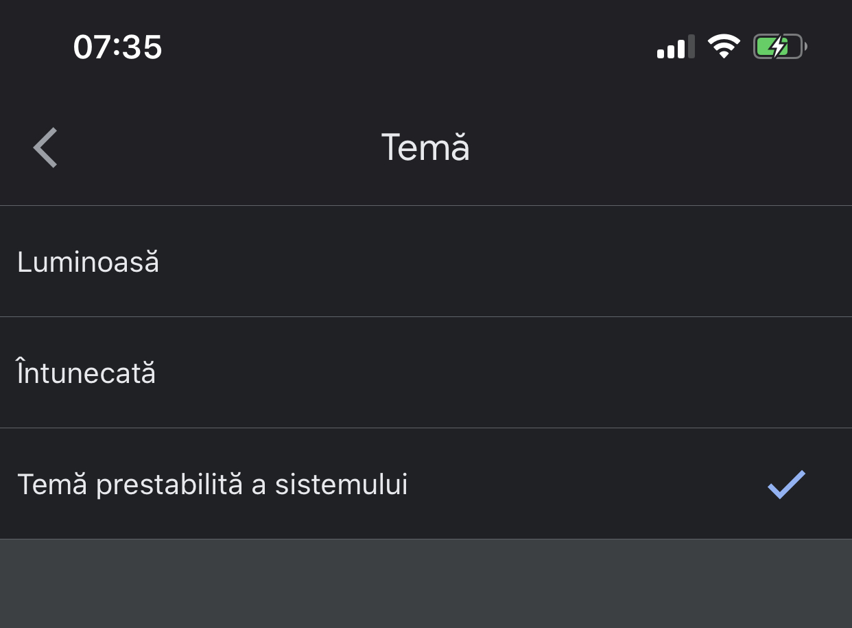 gmail tema intunecata