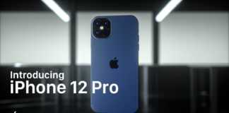 Concepto de teléfono iPhone 12 Pro