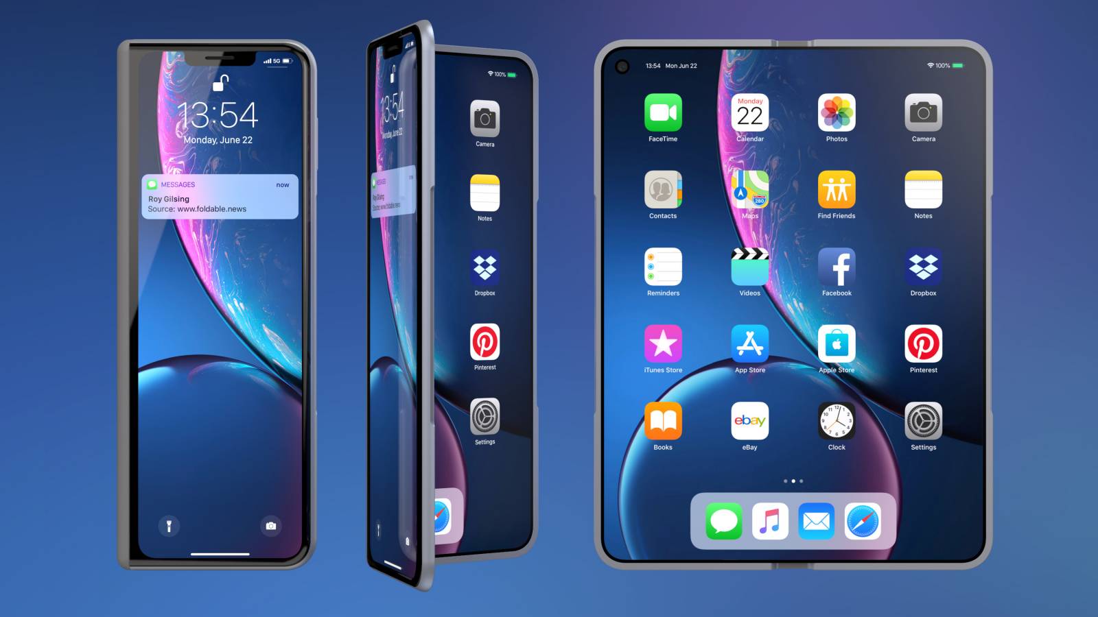iPhone Details Apple's First Foldable Phone