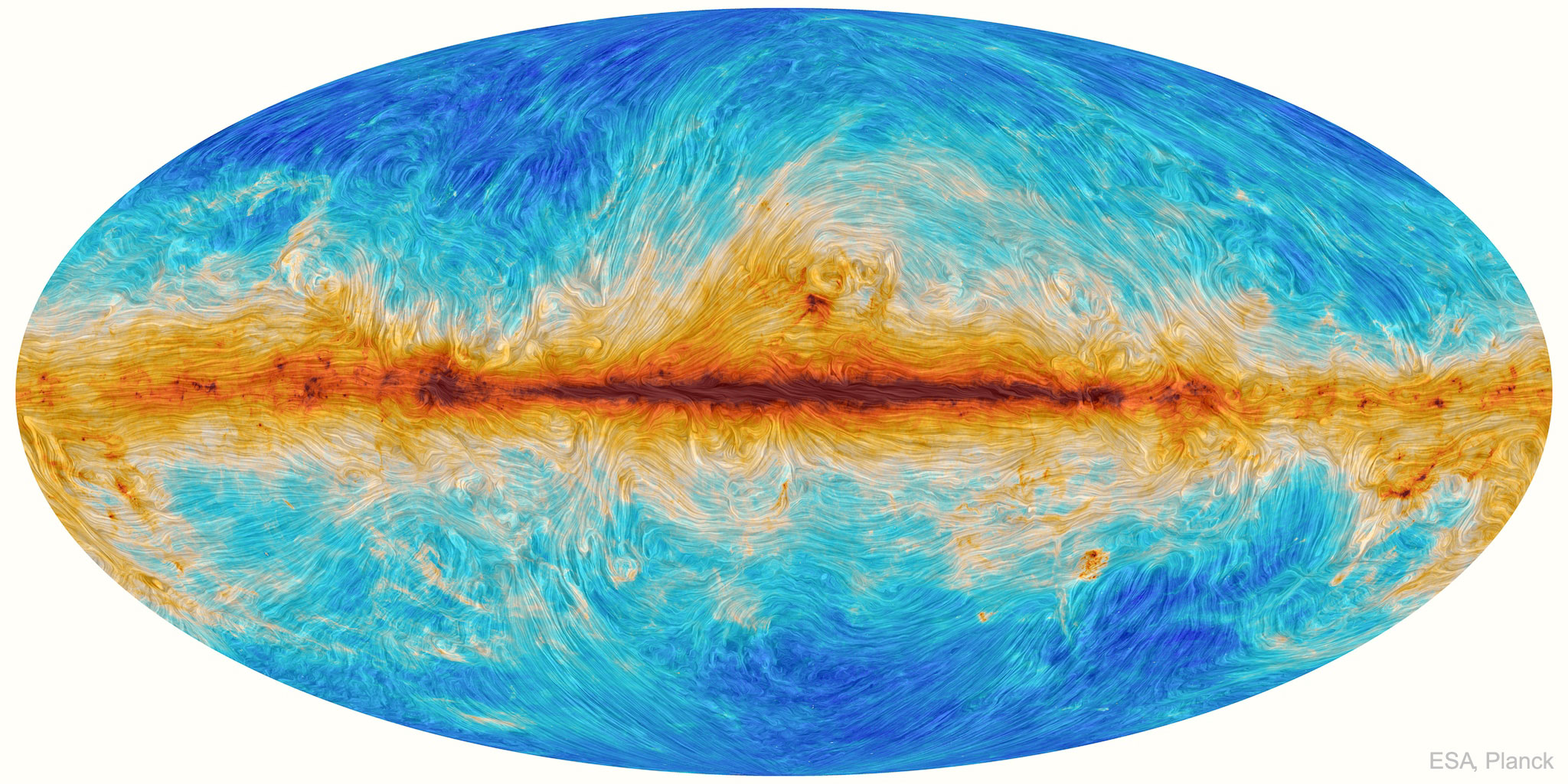 Campi magnetici della Via Lattea