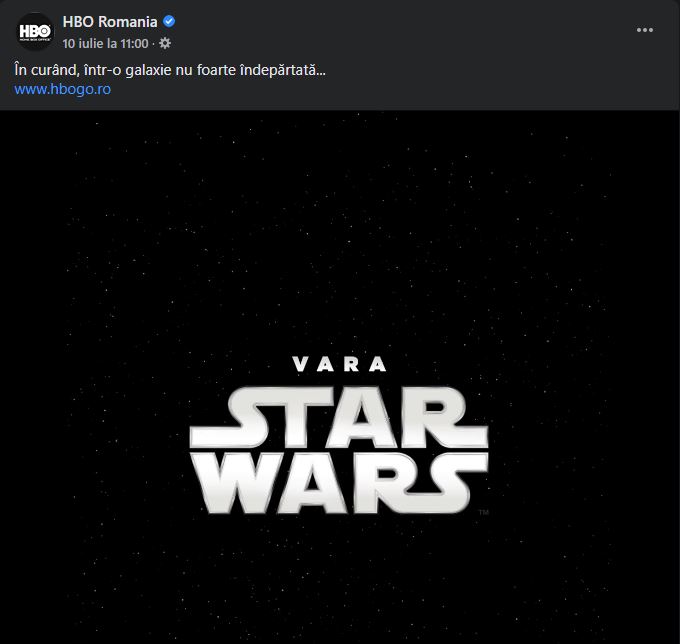 HBO Roumanie Star Wars Streaming