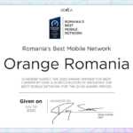 Certificación de prueba de velocidad de Orange Rumania