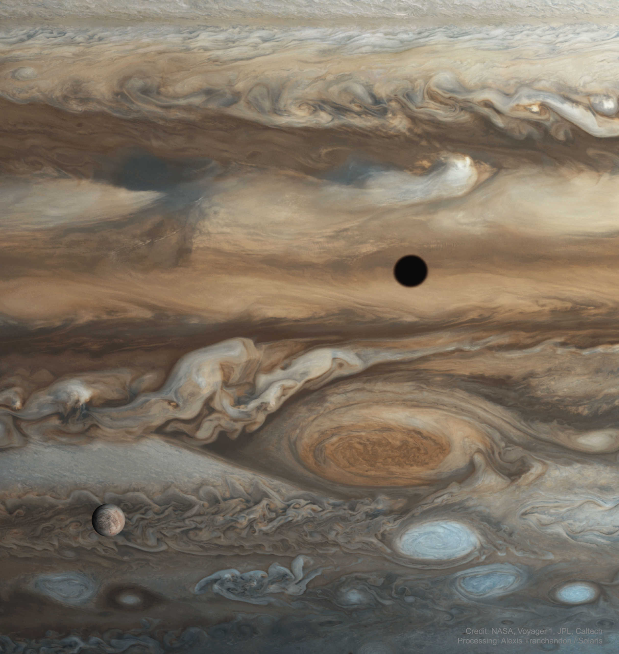 Planeten Jupiter måner europa io