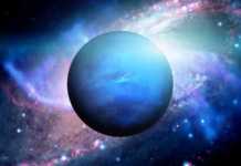 Planet Neptun diamanter