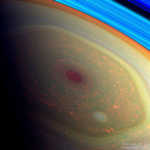 Planeet Saturnus het zeshoekige mysterie