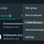 Bouton connecté WhatsApp
