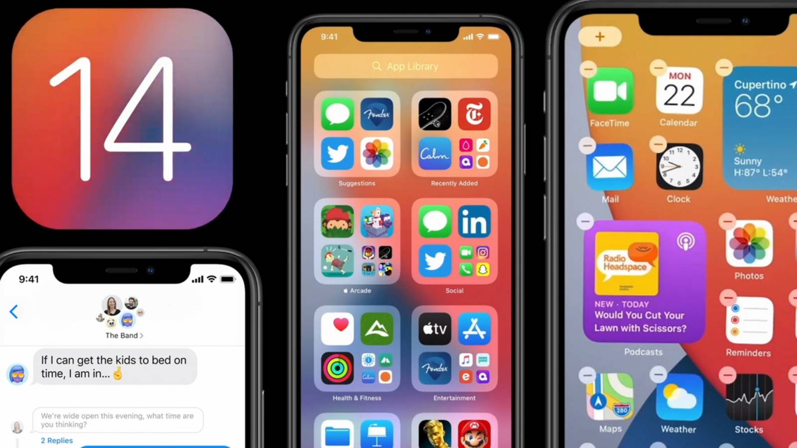 iOS 14 par défaut